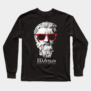 Cool Plato Father Of Western Philosophy Long Sleeve T-Shirt